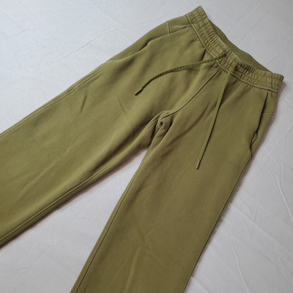 Lululemon Women's Size 4 Loungeful Straight Leg Fleece Pant Bronze Green W5EK3S